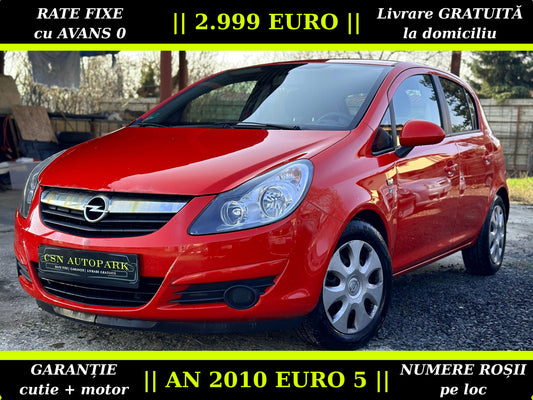 Opel Corsa 1.2i 70 CP | 2010 EURO 5 | RATE | Garantie | Livrare GRATUITĂ
