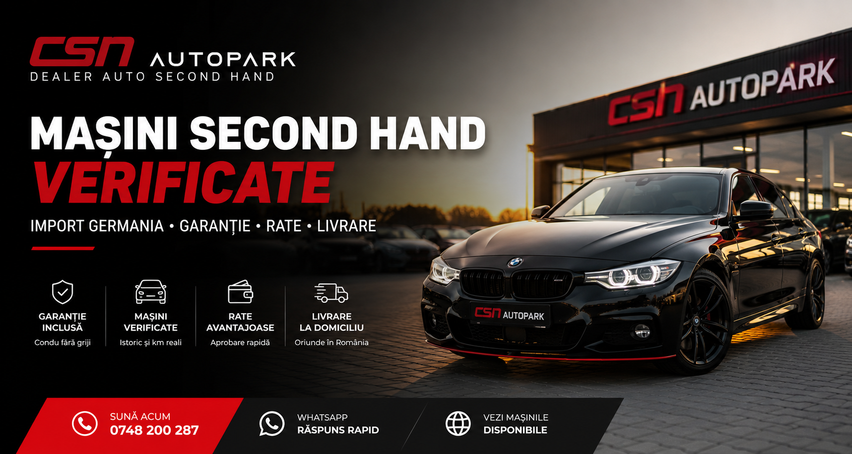 csn autopark masini second hand de vanzare auto rulate import germania timisoara