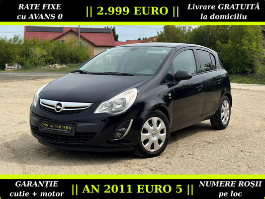 Opel Corsa D 1.4i 87 CP | 2011 EURO 5 | CLIMĂ | Senzori Parcare | CASH sau RATE | Garantie | Livrare
