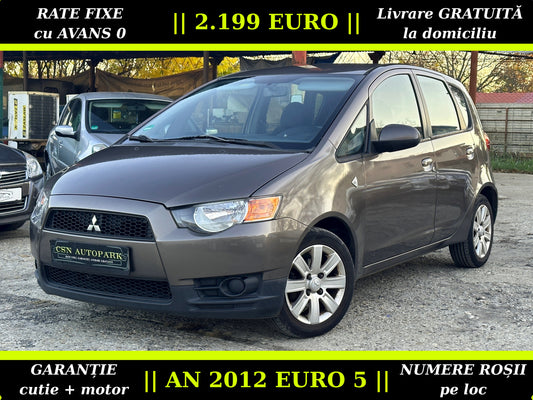 Mitsubishi Colt 1.3i 95 CP | 2012 EURO 5 | RATE | Garantie | Livrare GRATUITĂ