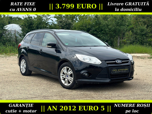 Ford Focus 1.6 TDCI 115 CP | AN 2012 EURO 5 | Climă | Senzori parcare | Încălzire în scaune | CASH sau RATE | Garantie | Livrare