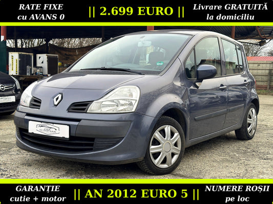 Renault Modus 1.2i 75 CP | 2012 EURO 5 | RATE | Garanție | Livrare GRATUITĂ