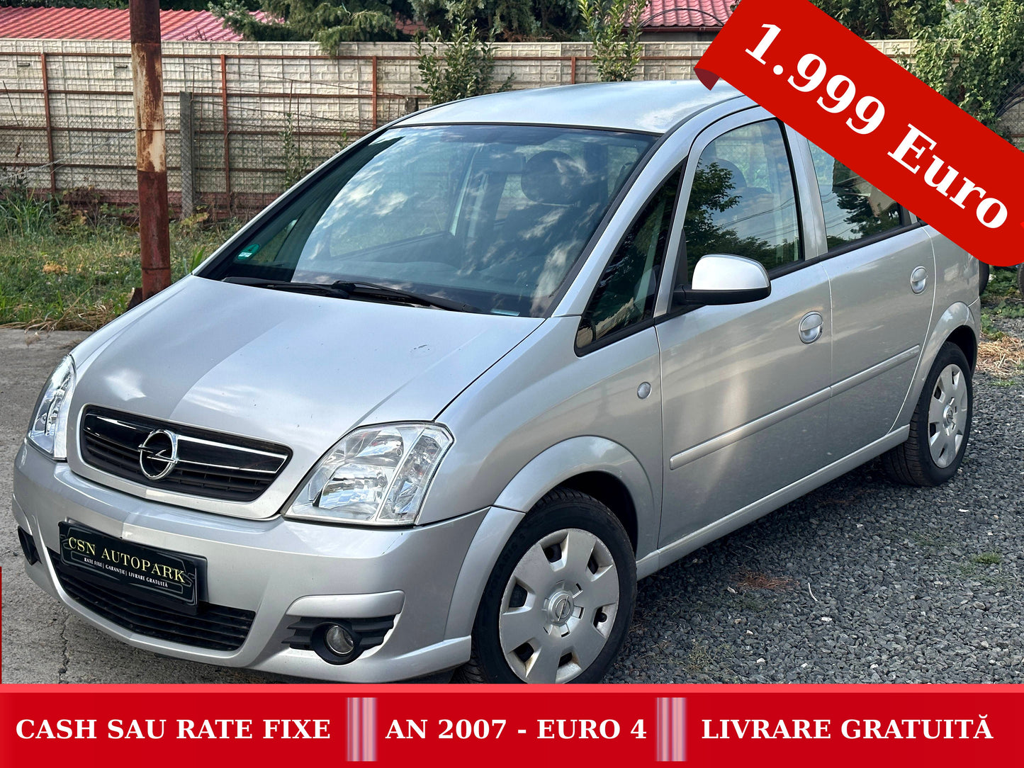 Opel Meriva 1.4i | 2007 EURO 4 | CASH sau RATE FIXE | Livrare GRATUITĂ