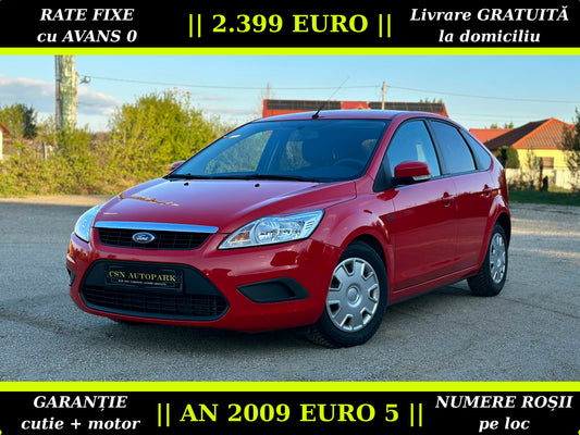 Ford Focus 1.6 TDCI 110 CP | AN 2009 EURO 5 | Climatronic | NAVIGATIE | Senzori Parcare | RATE | Garantie | Livrare