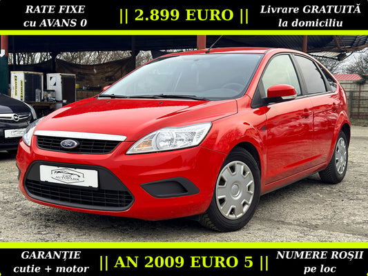 Ford Focus 1.6D 110 CP | 2009 EURO 5 | RATE | Garanție | Livrare GRATUITĂ
