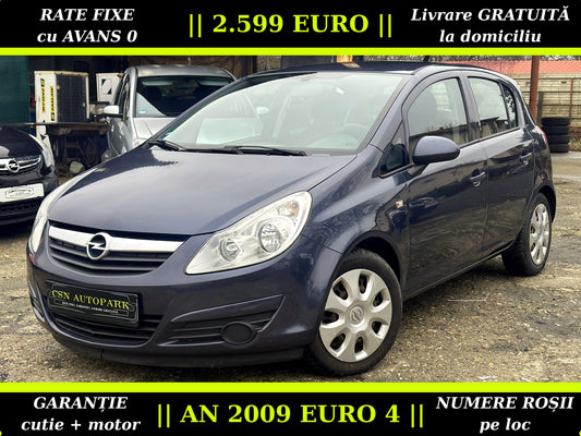 Opel Corsa D 1.2i 80 CP | 2009 EURO 4 | RATE | Garanție | Livrare GRATUITĂ