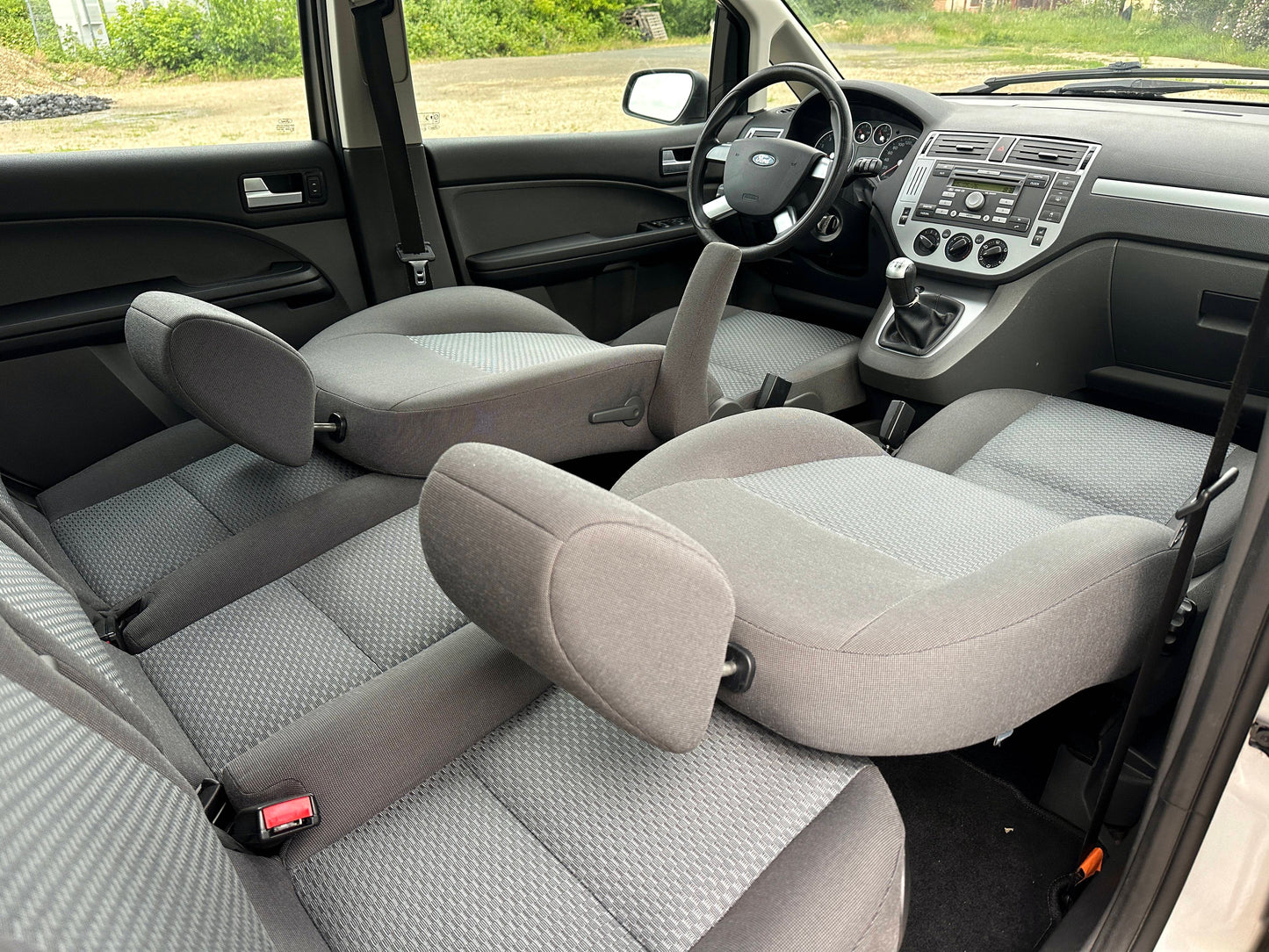 Ford C-Max 1.6i 100 CP | AN 2007 EURO 4 | Climă | Senzori parcare | Încălzire în scaune | CASH sau RATE | Garantie | Livrare